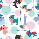 Papel De Parede Adesivo Cachorros 1127