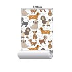 Papel De Parede Adesivo Cachorros N09059