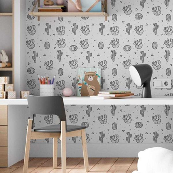 Papel De Parede Adesivo Cactos Deserto N06218