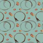 Papel De Parede Adesivo Café Artístico N03107