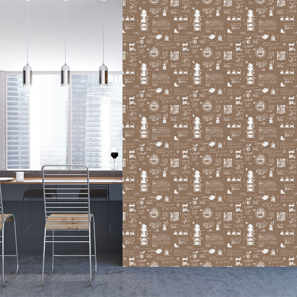 Papel De Parede Adesivo - Café - Cafeteria - 068ppc