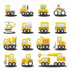 Papel De Parede Adesivo Caminhão Amarelo 534