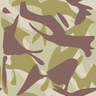 Papel De Parede Adesivo Camuflado 98421 0,58x3,00m