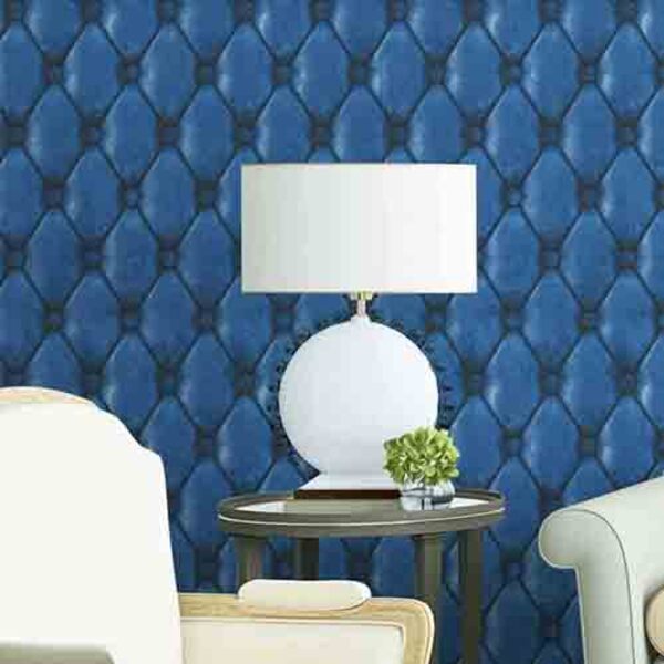 Papel De Parede Adesivo Captione Azul 0146 Rolo 0,58x3m