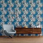 Papel De Parede Adesivo Carpas Flores N09018