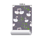 Papel De Parede Adesivo Casal De Cisnes N03134
