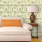 Papel De Parede Adesivo Casas 31100