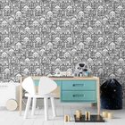 Papel De Parede Adesivo Casas Para Colorir N03068