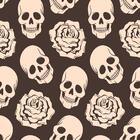 Papel De Parede Adesivo Caveira 100095995 0,58x3,00m