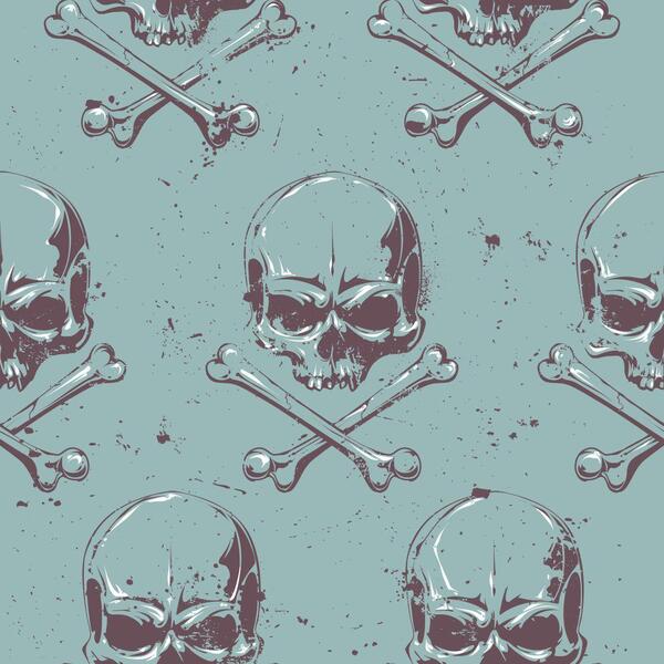 Papel De Parede Adesivo Caveira 172876964 0,58x3,00m