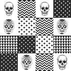 Papel De Parede Adesivo Caveira 19210 0,58x3,00m