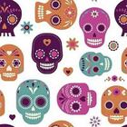 Papel De Parede Adesivo Caveiras 290699375