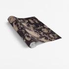 Papel De Parede Adesivo Caveiras Vintage Fundo Preto 9mx50cm