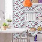 Papel De Parede Adesivo Chevron Colorido 566585257