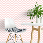 Papel De Parede Adesivo Chevron Para Quarto Sala Cor Rosa Bra