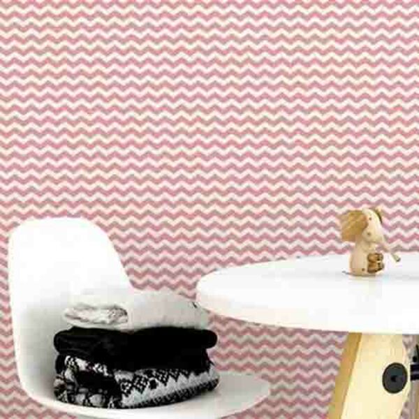 Papel De Parede Adesivo Chevron Rosa 3014338343