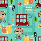 Papel De Parede Adesivo Cidade Infantil N05028