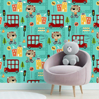 Papel De Parede Adesivo Cidade Infantil N05028