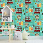 Papel De Parede Adesivo Cidade Infantil N05028