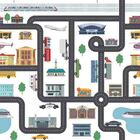 Papel De Parede Adesivo Cidade N013266