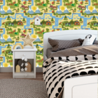 Papel De Parede Adesivo Cidade Rural Decoração Quarto 9m