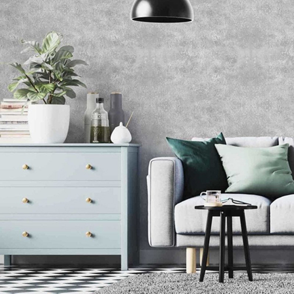 Papel De Parede Adesivo Cimento Queimado 36841