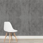 Papel De Parede Adesivo Cimento Queimado Escuro - 2,50m