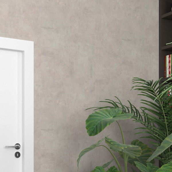 Papel De Parede Adesivo Cimento Queimado Rosê Decor 18m