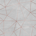 Papel De Parede Adesivo Cinza Escuro Fio Rosé Sala Liso 12m