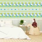 Papel De Parede Adesivo Coelho Azul 1361