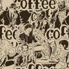 Papel De Parede Adesivo Coffee N03109