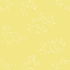 Papel De Parede Adesivo Constelação Dinossauro Amarelo 18m