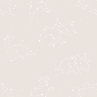 Papel De Parede Adesivo Constelação Dinossauro Off White 9m