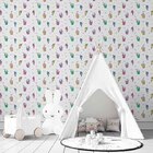 Papel De Parede Adesivo Copos Coloridos N03045 0,48x2,5m