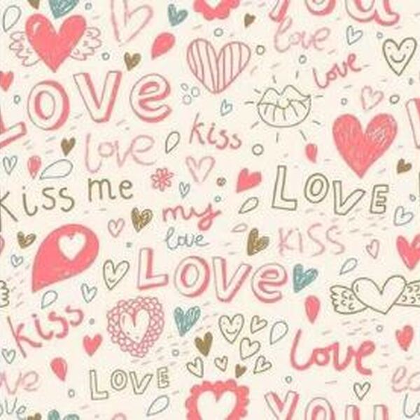 Papel De Parede Adesivo Coração 141931696 0,48x3,00m