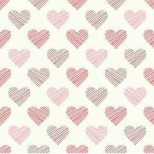 Papel De Parede Adesivo Coração 144645302 0,58x3,00m