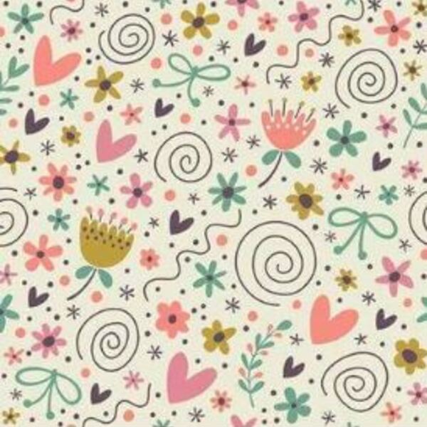 Papel De Parede Adesivo Coração 176114063 0,58x3,00m