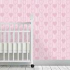 Papel De Parede Adesivo Coração Rosa 14