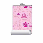 Papel De Parede Adesivo Coroa Rosa 483664594