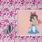 Papel De Parede Adesivo Coroas Rosa 283664594