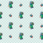 Papel De Parede Adesivo Corujas Com Fundo Verde Coração 9m