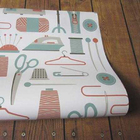 Papel De Parede Adesivo Costura 141667033