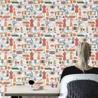 Papel De Parede Adesivo Costura 161693357