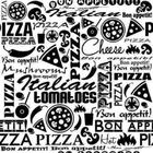 Papel De Parede Adesivo Cozinha Pizza 250666969