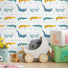 Papel De Parede Adesivo Crocodilos N09125