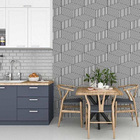 Papel De Parede Adesivo Cubos Em Listras N06262