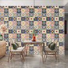 Papel De Parede Adesivo Decoração Azulejo Estilo Português 9m