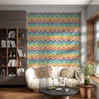 Papel De Parede Adesivo Decoração Casa Abstrato Chevron 10mx5