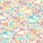 Papel De Parede Adesivo Decoração Casa Animais Elefante 3mx50