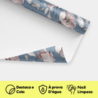 Papel De Parede Adesivo Decorativo Floral Rosa Bege Sala